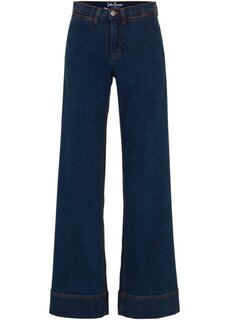 Комфортные эластичные джинсы широкого кроя John Baner Jeanswear, синий
