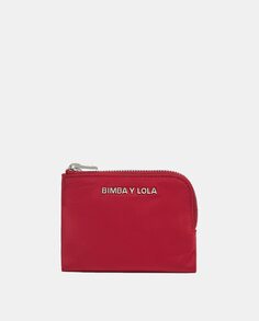 Красный кошелек из изогнутого нейлона Bimba y Lola, красный