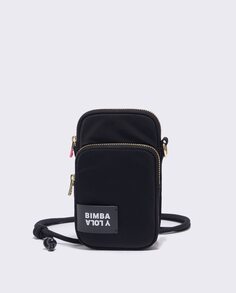 Черная нейлоновая сумка для мобильного телефона Bimba y Lola, черный