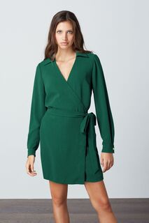 Платье-рубашка мини по индивидуальному заказу Next, зеленый