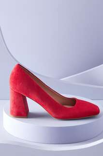 Туфли Forever Comfort с квадратным носком и квадратным носком Next, красный