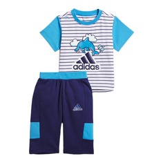 Костюм Adidas Kids, синий/белый