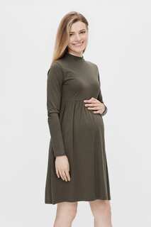 Свободное платье для беременных с водолазкой Mamalicious, белый Mama.Licious
