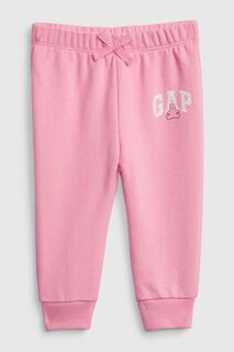 Джоггеры с логотипом - Дети Gap, розовый