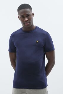 Трикотажная футболка с круглым вырезом Lyle &amp; Scott, синий