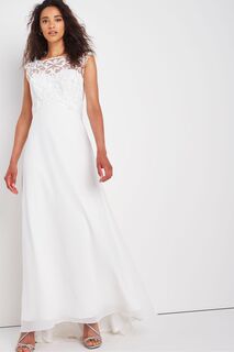Свадебное платье цвета слоновой кости Joanna Hope , белый