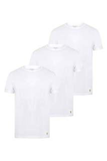 Комплект из 3 пар белых футболок из коллекции домашней одежды Lyle &amp; Scott, белый