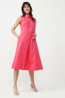 Платье без рукавов Emme Marella Faraday с воротником на пуговицах Emme by Marella, розовый