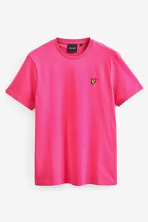 Трикотажная футболка с круглым вырезом Lyle &amp; Scott, розовый