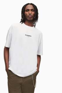 Белая футболка AllSaints Subverse с короткими рукавами и круглым вырезом All Saints, белый