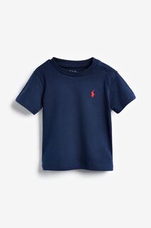 Футболка Baby Jersey с логотипом Polo Ralph Lauren, синий