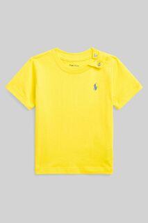 Детская футболка с логотипом Polo Ralph Lauren, желтый