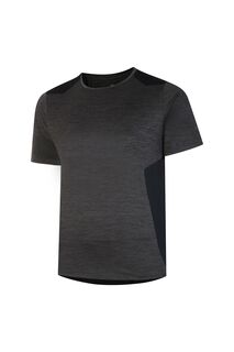 Меланжевая футболка Pro Training с короткими рукавами Umbro, черный