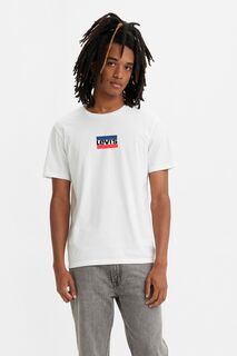 Спортивная футболка с круглым вырезом и логотипом в спортивном стиле Levi&apos;s, серый Levis