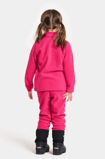 Розовая детская куртка Monte на молнии Didriksons, розовый