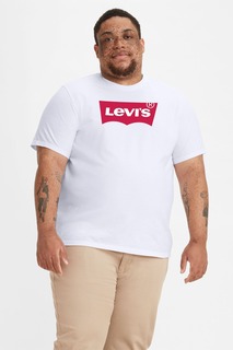 Футболка Big &amp; Tall с принтом Levi&apos;s, бежевый Levis