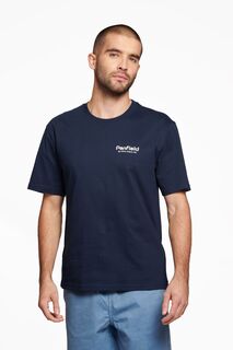 Белая футболка Hudson с надписью Penfield, синий