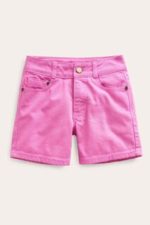 Джинсовые шорты с завышенной талией Boden, розовый