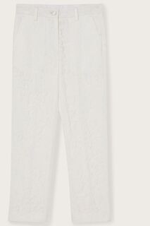 Кремовые кружевные брюки подружки невесты Brea Monsoon, бежевый