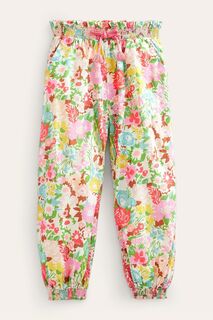 Праздничные брюки с манжетами Boden, розовый