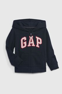 Толстовка на молнии с логотипом Gap, синий