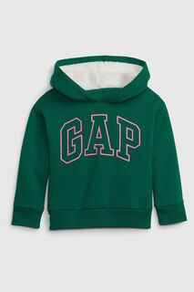 Худи с подкладкой из искусственной овчины и логотипом Gap, розовый