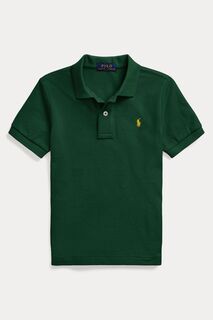 Зеленая рубашка-поло для мальчиков Hunt Club с логотипом Polo Ralph Lauren, зеленый