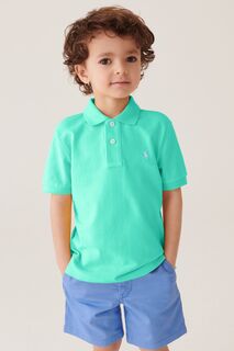 Рубашка-поло с логотипом для мальчика Polo Ralph Lauren, зеленый