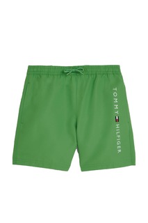 Зеленые плавки-шорты среднего размера на кулиске Tommy Hilfiger, зеленый