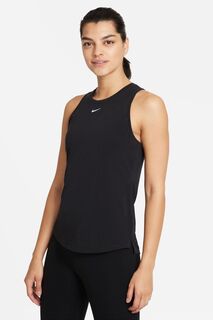Рубашка без рукавов Dri-FIT One Luxe стандартного кроя Nike, черный