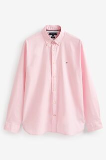 Розовая оксфордская рубашка Flex Tommy Hilfiger, розовый