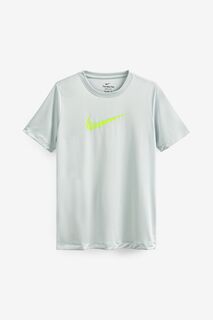 Тренировочная футболка Dri-FIT с футбольной графикой Nike, серый