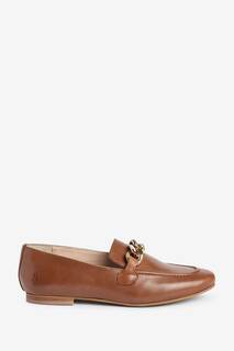 Лоферы Brown Harper на цепочке Hush Puppies, коричневый