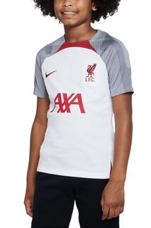 Белая трикотажная футбольная рубашка Liverpool FC Strike Dri-FIT Nike, белый