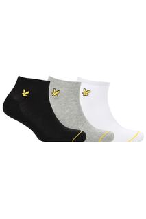 Комплект из двух пар спортивных носков натурального цвета Lyle &amp; Scott