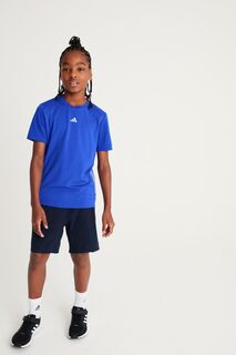 Спортивная одежда Для бега Светоотражающая рубашка Aeroready с 3 полосками adidas, синий