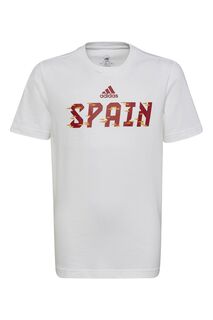 Юниорская майка сборной Испании по футболу FIFA 2022 adidas, белый