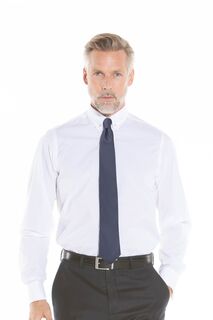 Белая рубашка приталенного кроя с воротником Savile Row Co и двойными манжетами Savile Row Company, белый