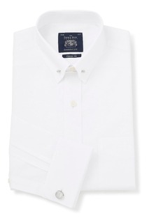 Savile Row Co Classic Fit белая рубашка с воротником и двойными манжетами Savile Row Company, белый