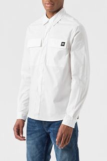 Белая рубашка Janeret с длинными рукавами и карманом Weekend Offender, белый