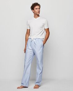 Мужская пижама с длинными брюками и короткими синими тканями и трикотажной футболкой Mirto, синий
