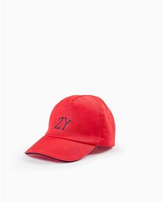 Красная хлопковая кепка для мальчика Zippy, красный