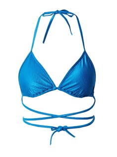 Треугольный топ бикини Calvin Klein Swimwear, голубое небо