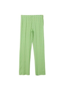 Обычные брюки MANGO, пастельно-зеленый