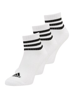 Спортивные носки ADIDAS SPORTSWEAR 3-Stripes Cushioned, белый