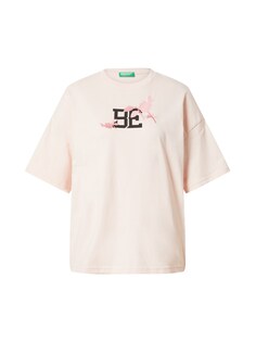 Рубашка UNITED COLORS OF BENETTON, розовый