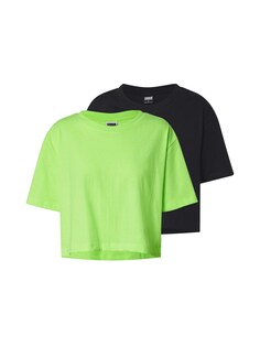 Рубашка Urban Classics, неоновый зеленый