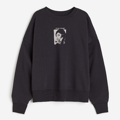 Свитшот H&amp;M Printed Ariana Grande, черный H&M