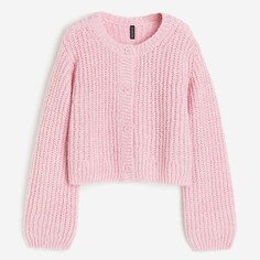 Кардиган H&amp;M Knit, светло-розовый H&M
