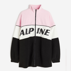 Толстовка H&amp;M Fleece Alpine, светло-розовый H&M